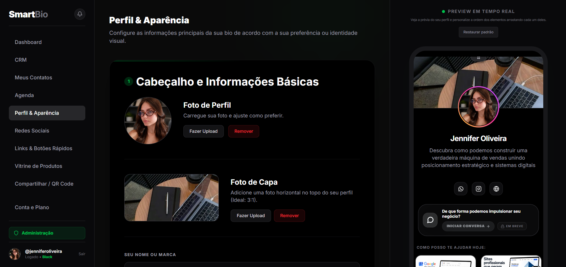 Personalização Básica